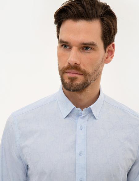 Açık Mavi Slim Fit Gömlek - 50220230001