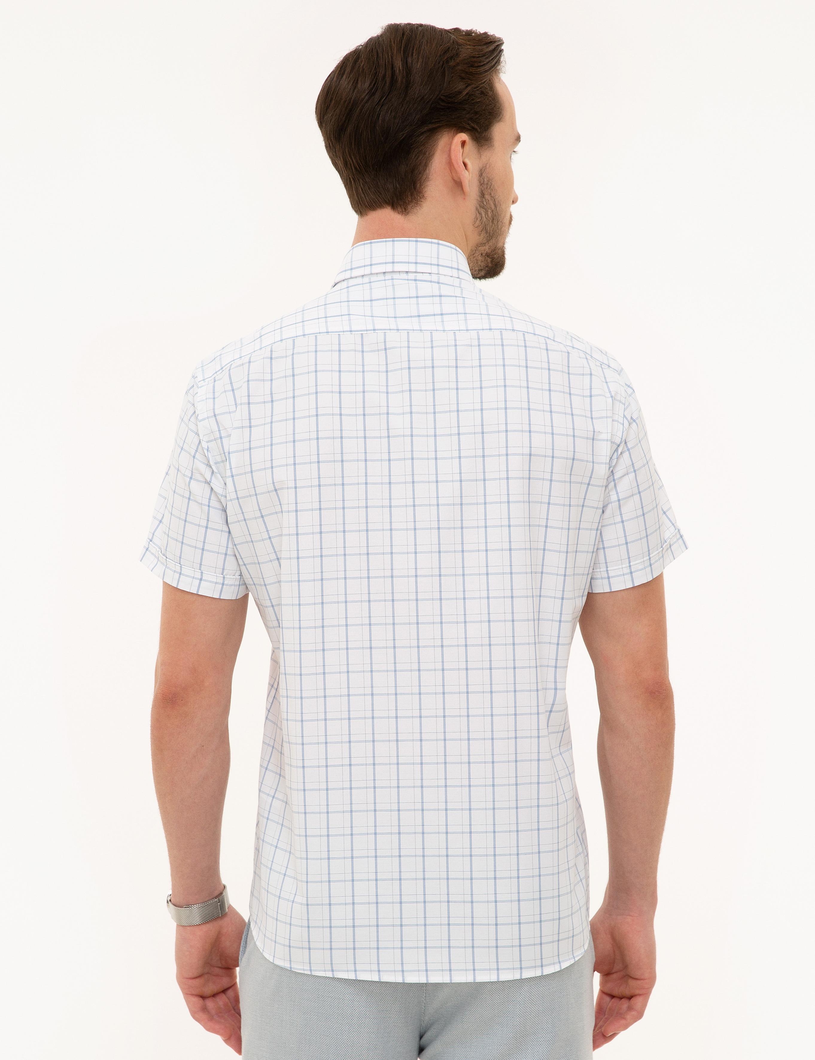 Açık Mavi Regular Fit Kısa Kollu Gömlek