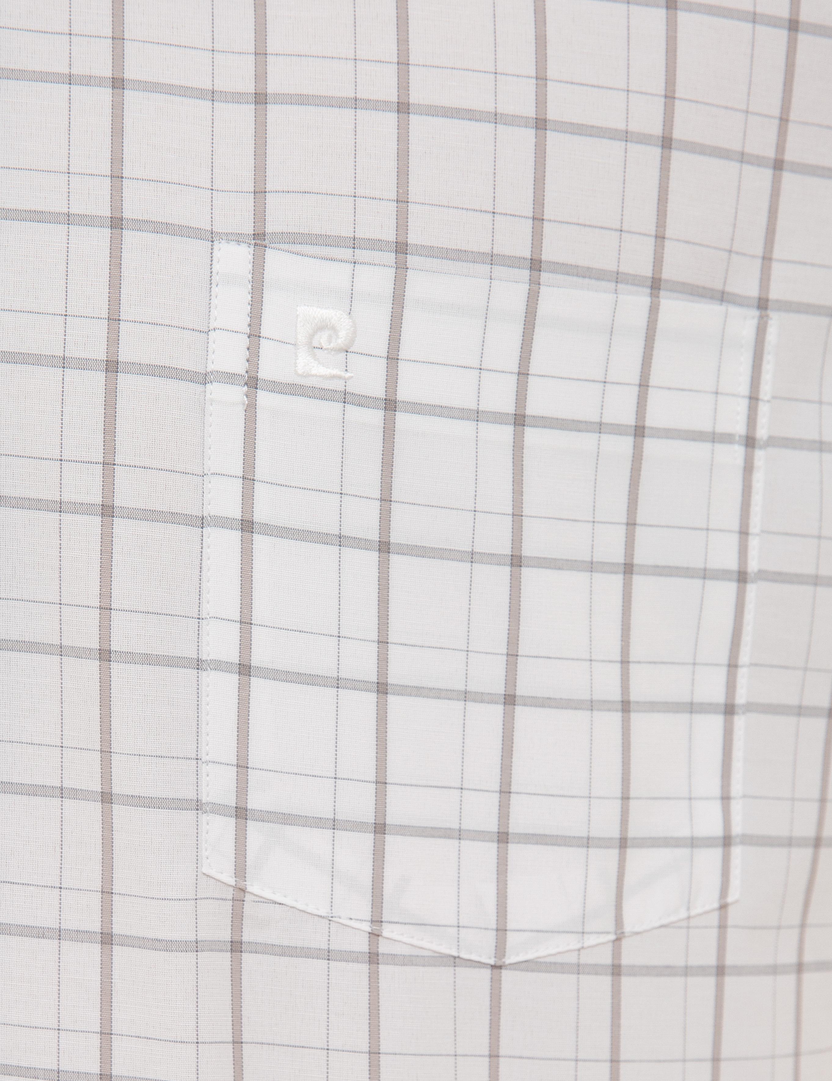 Açık Gri Regular Fit Kısa Kollu Gömlek