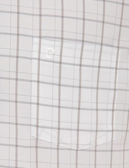 Açık Gri Regular Fit Kısa Kollu Gömlek - 50219279017