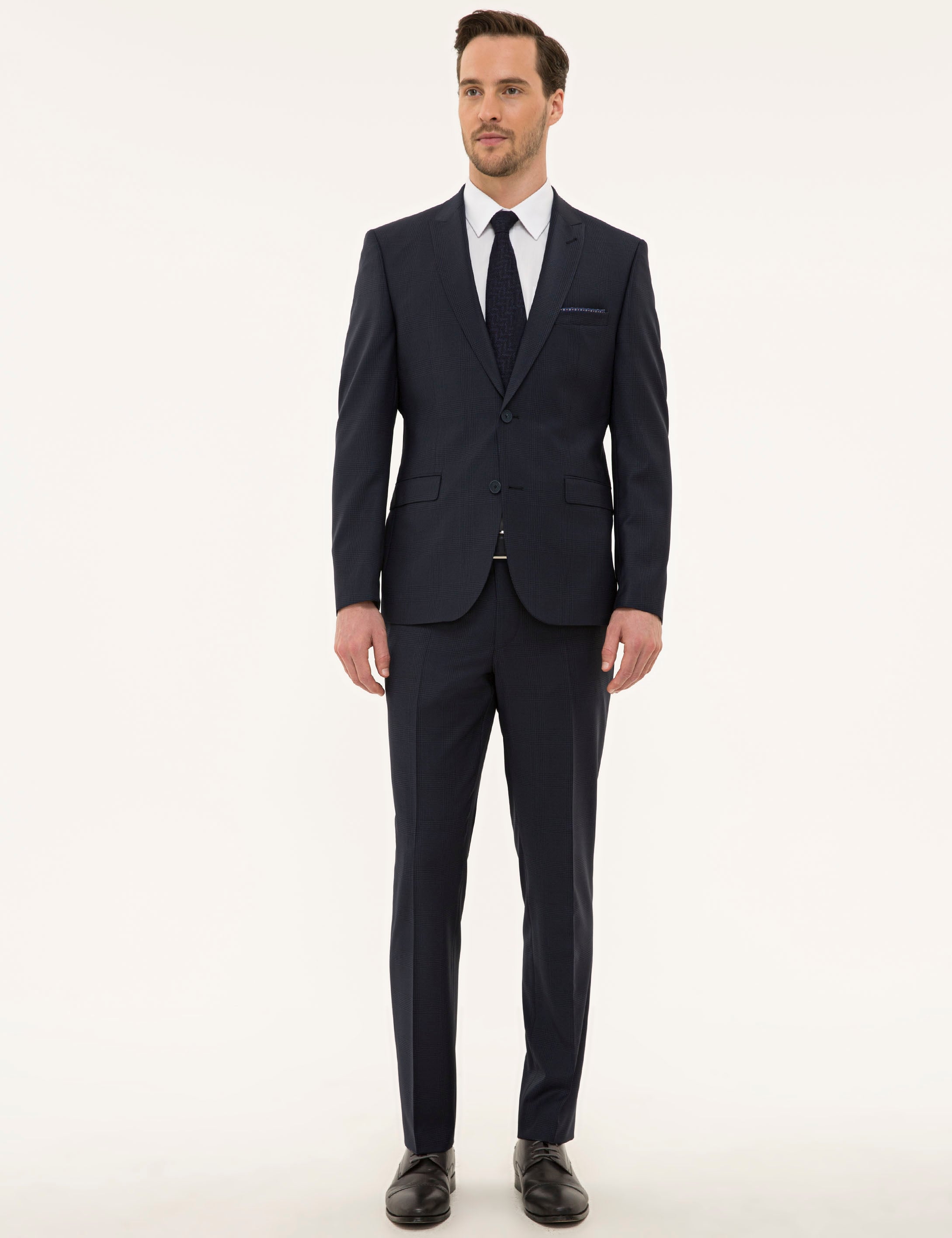 Lacivert Slim Fit Takım Elbise