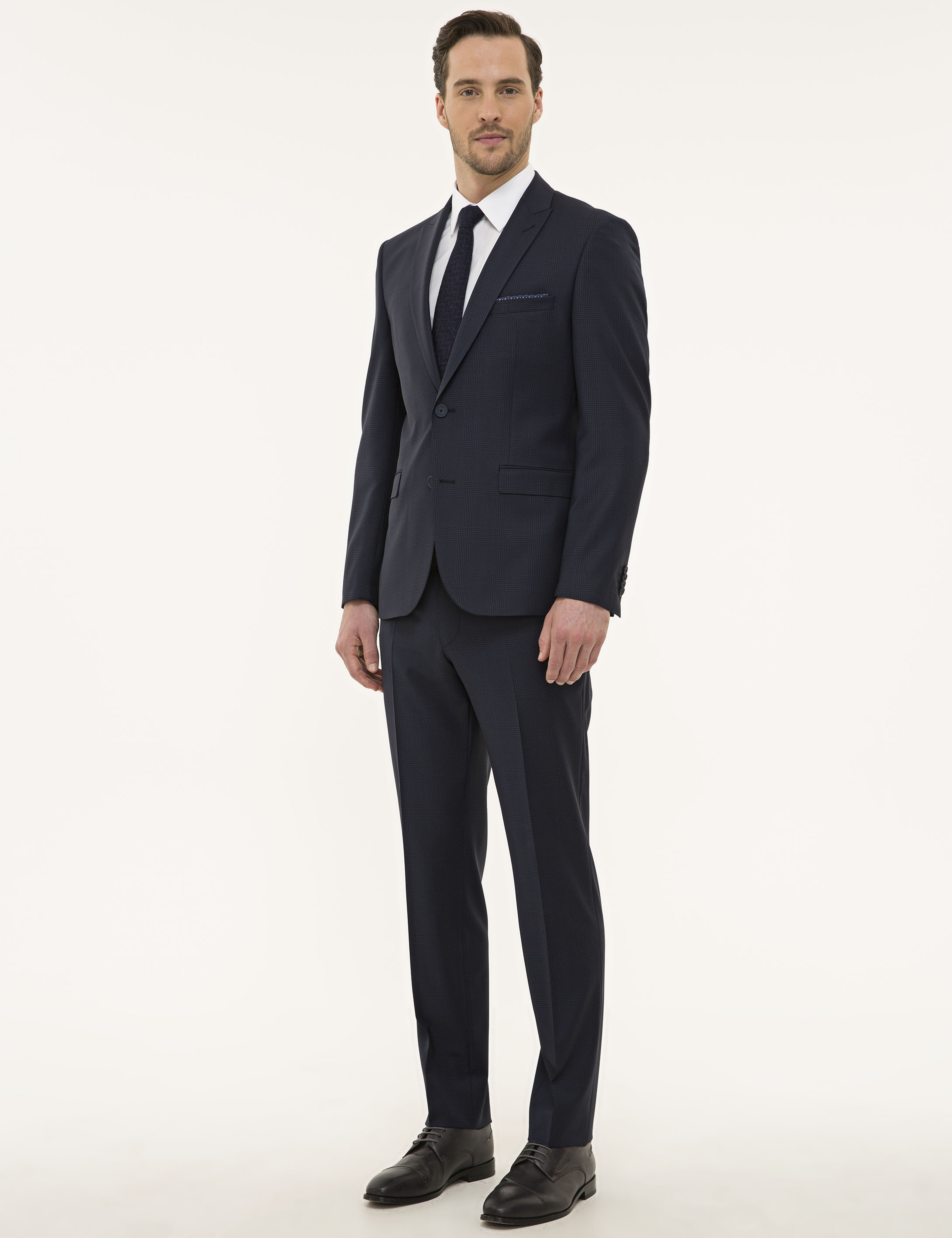 Lacivert Slim Fit Takım Elbise - Image 3