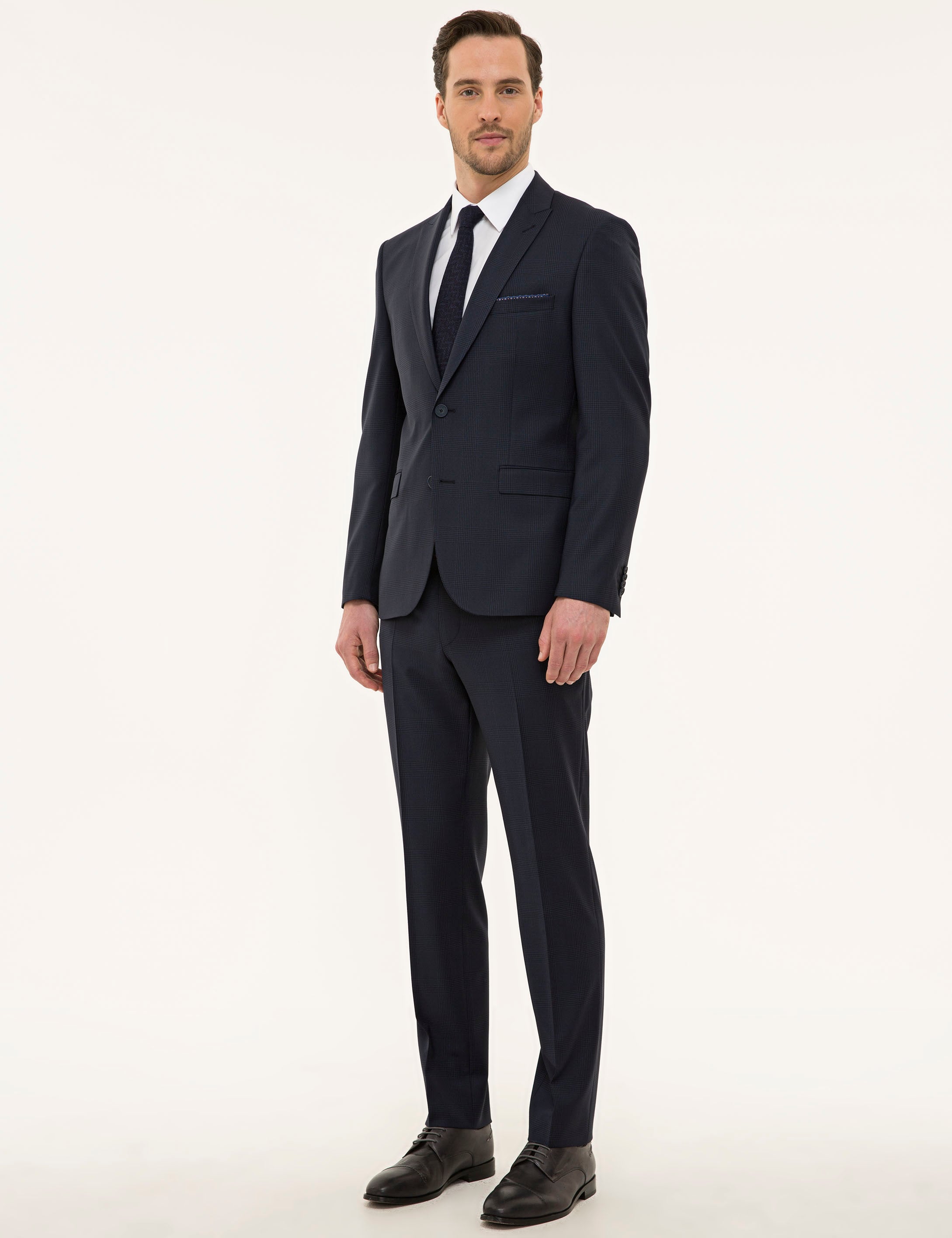 Lacivert Slim Fit Takım Elbise