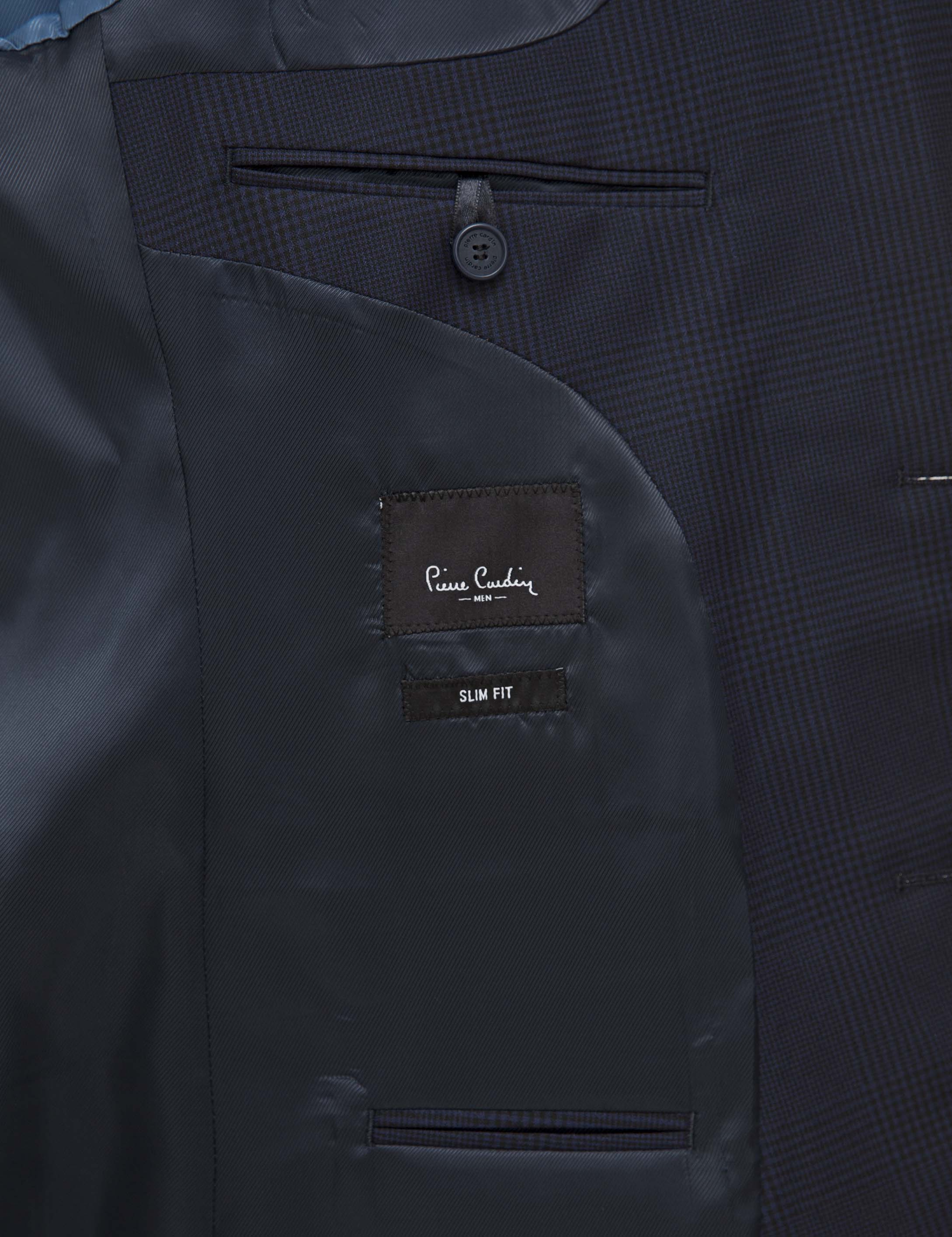 Lacivert Slim Fit Takım Elbise - Image 6
