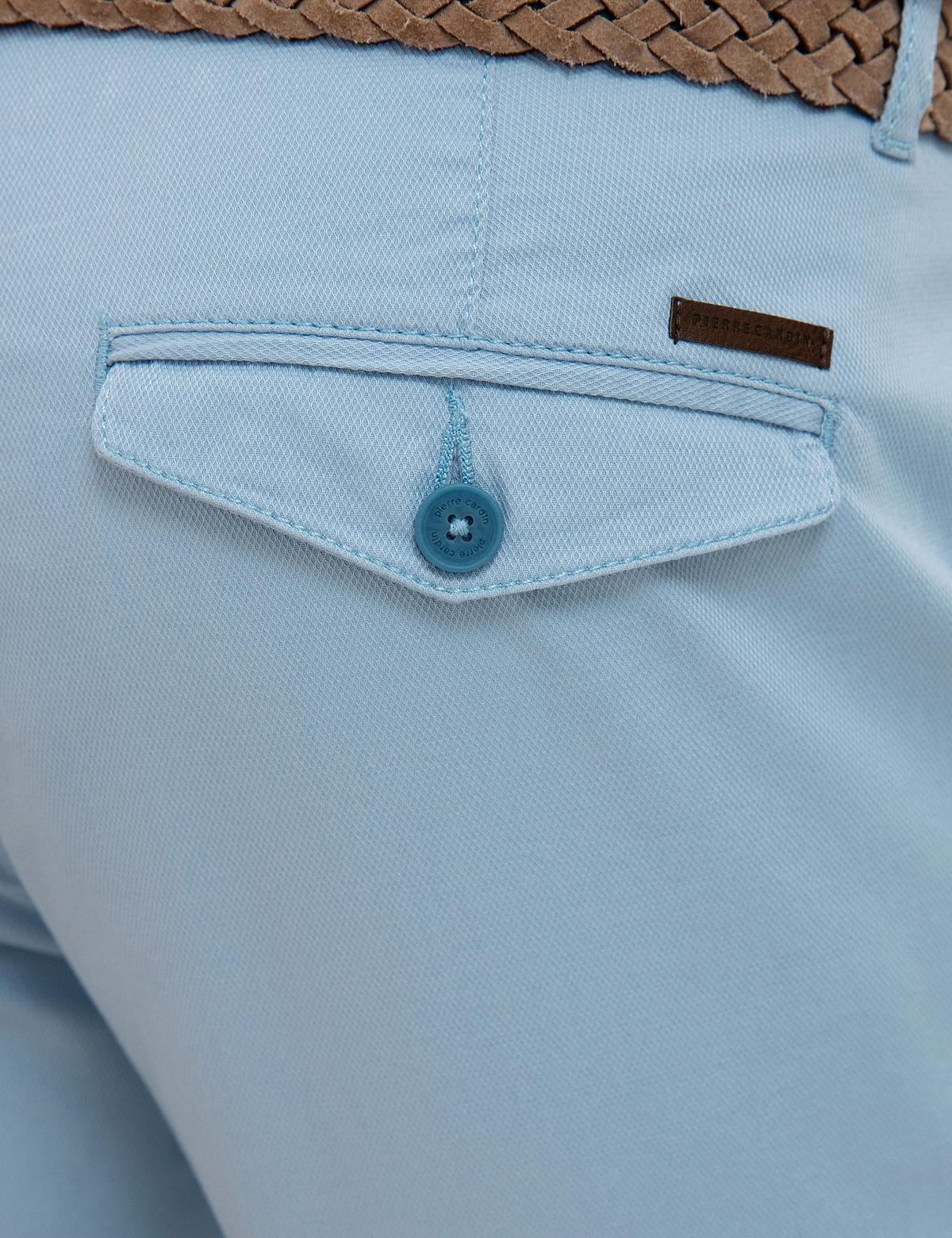 Açık Mavi Dokuma Şort - 50219701005