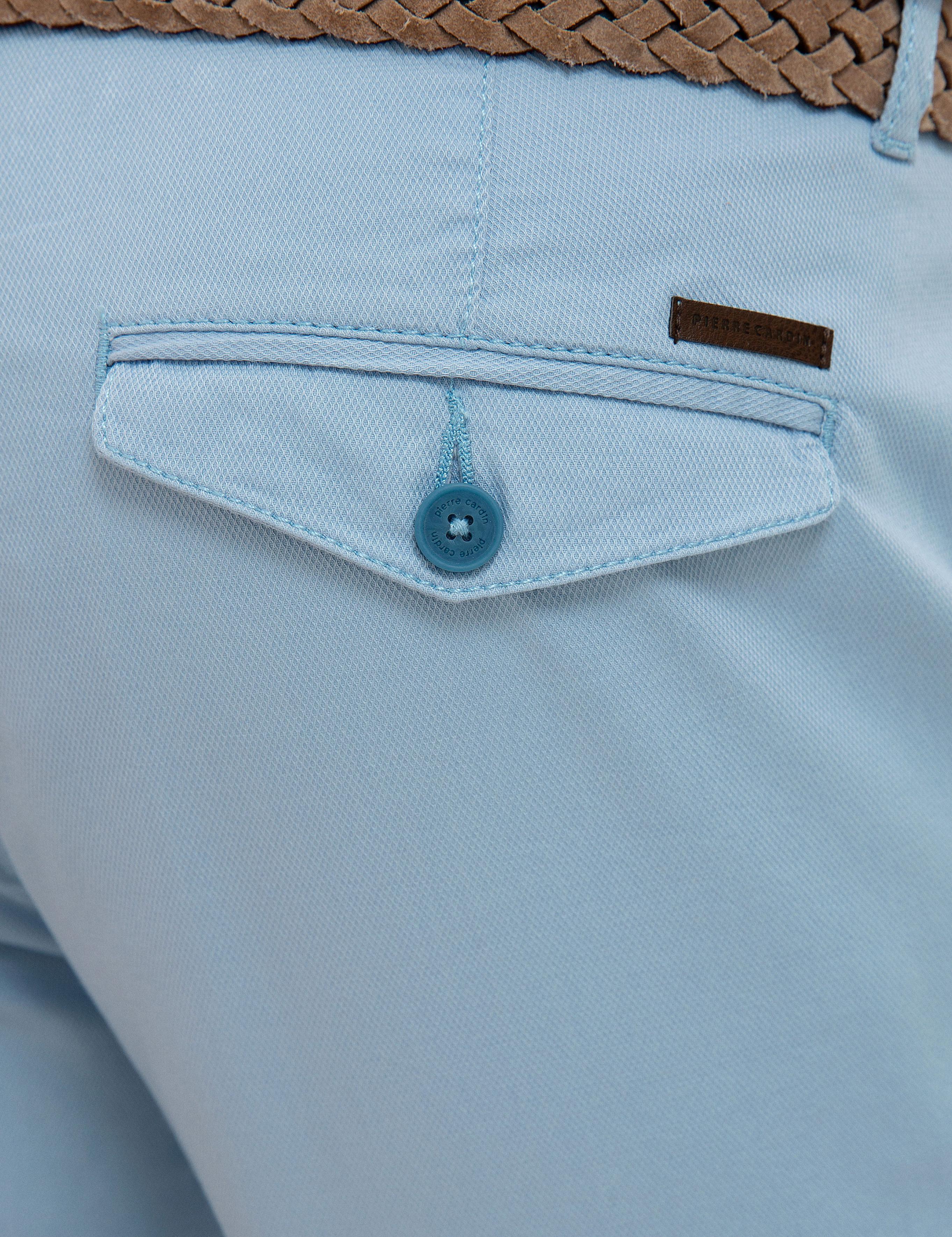 Açık Mavi Dokuma Şort