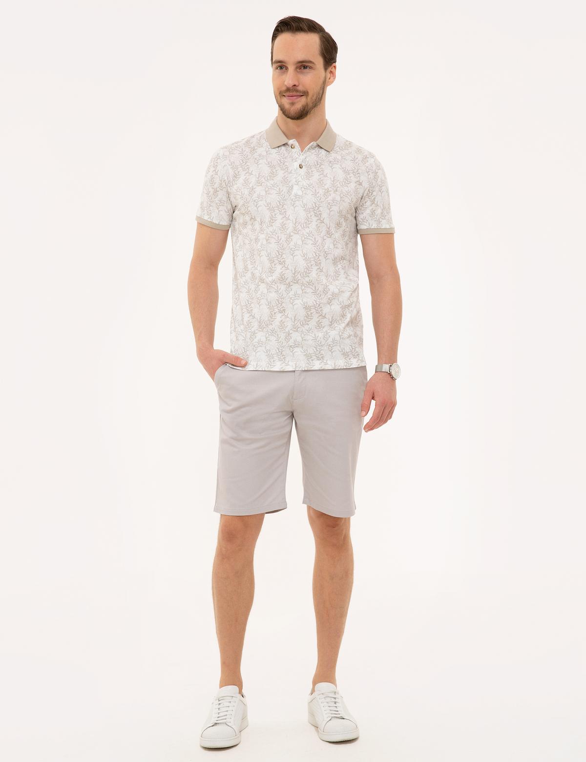 Taş Standart Fit Bermuda Şort