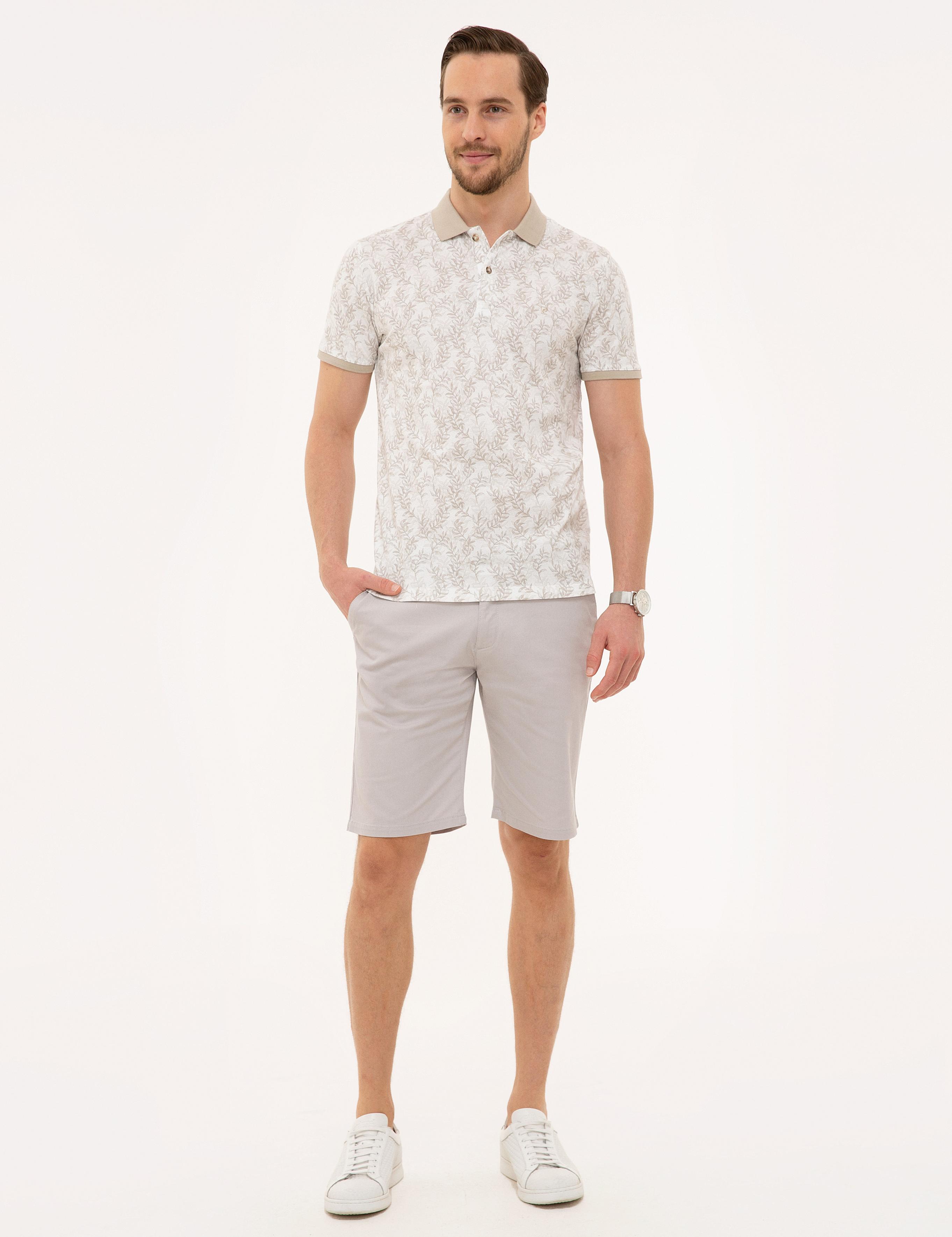 Taş Standart Fit Bermuda Şort