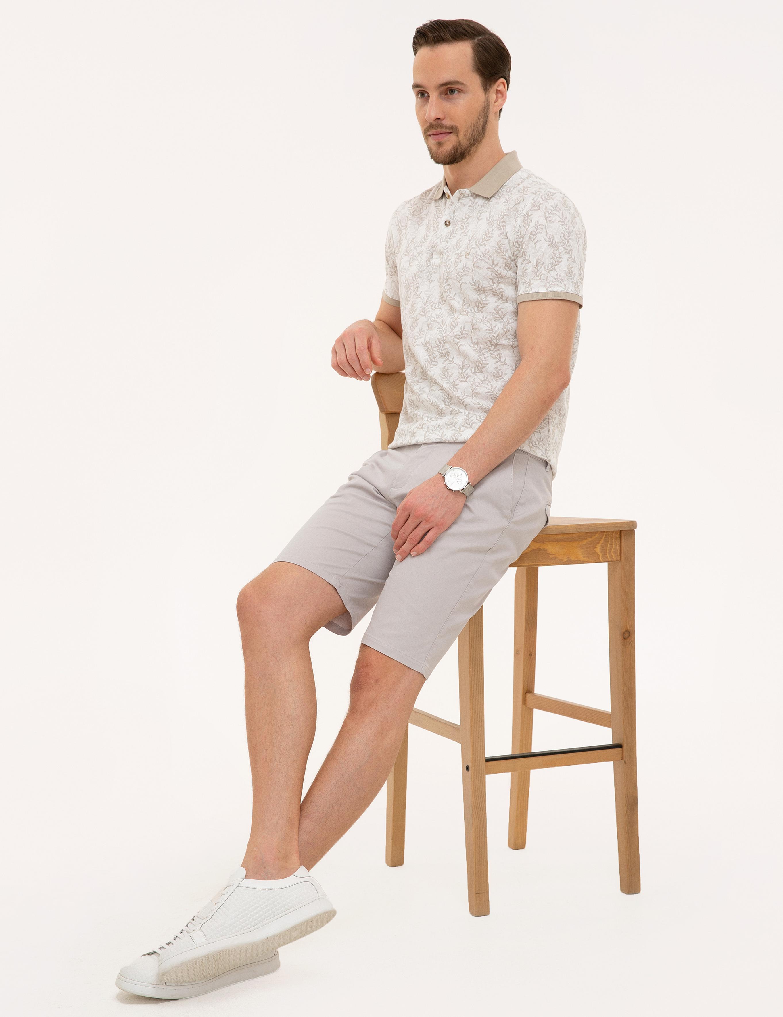 Taş Standart Fit Bermuda Şort