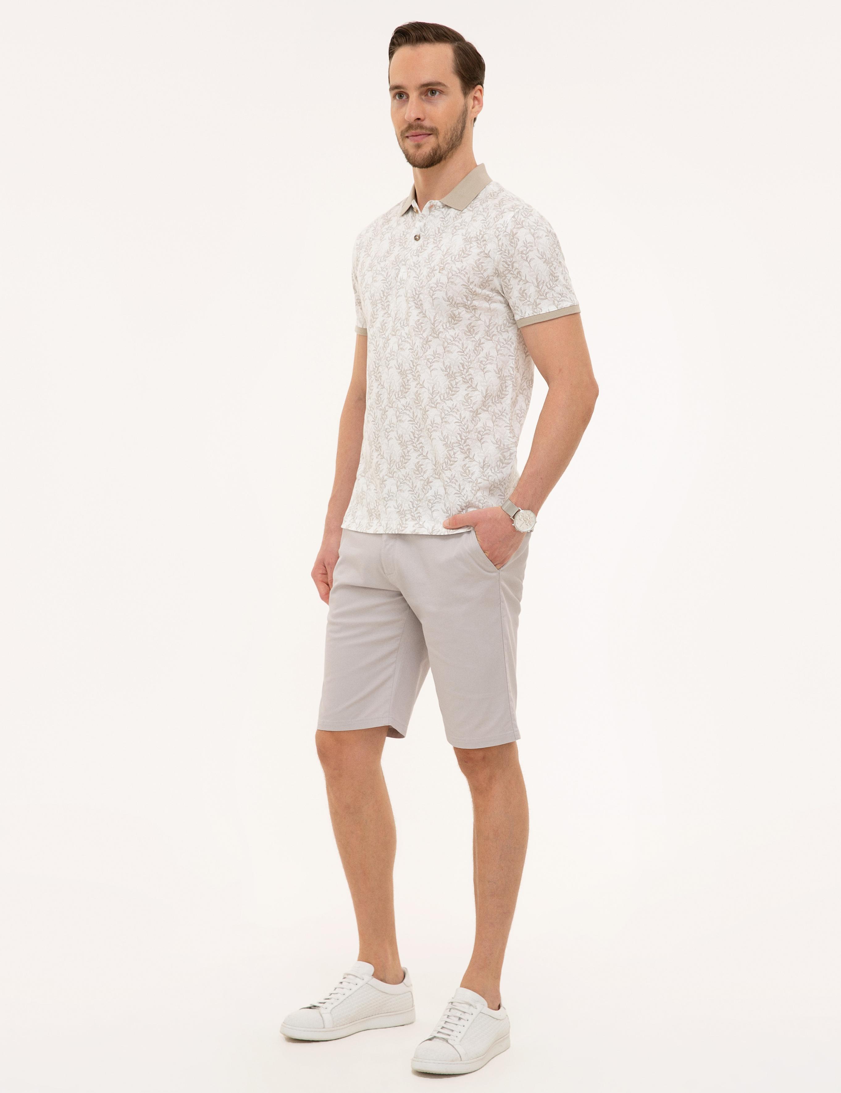 Taş Standart Fit Bermuda Şort