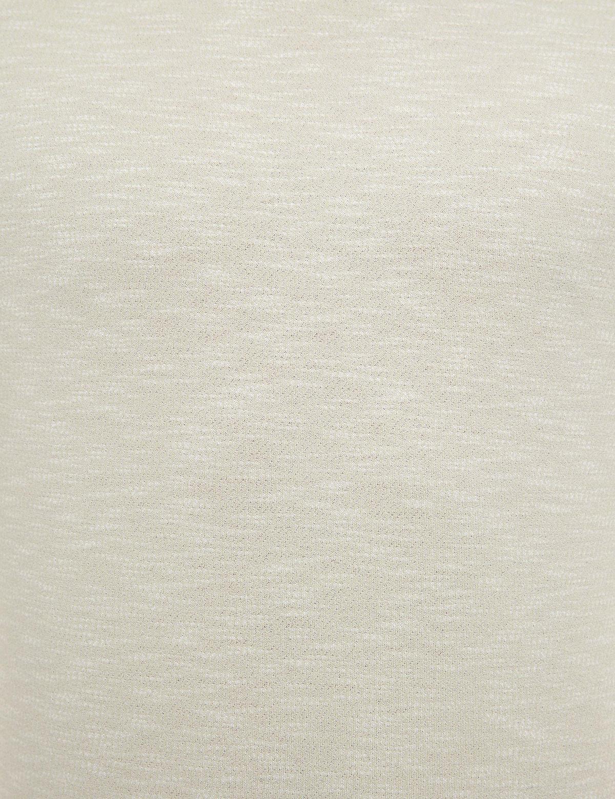 Mint Yeşili Slim Fit Bisiklet Yaka T-Shirt - 50218545012