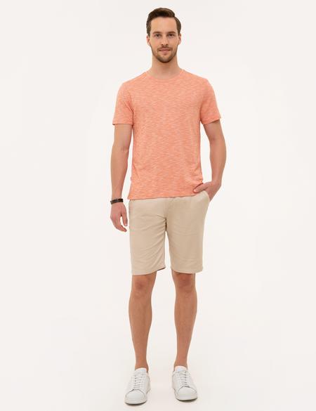 Turuncu Slim Fit Polo Yaka Tişört - 50218545019