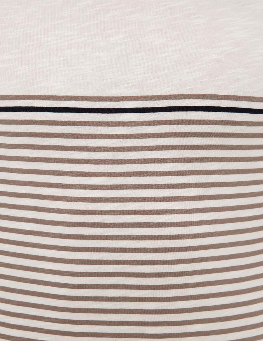 Koyu Gri Slim Fit Bisiklet Yaka T-Shirt