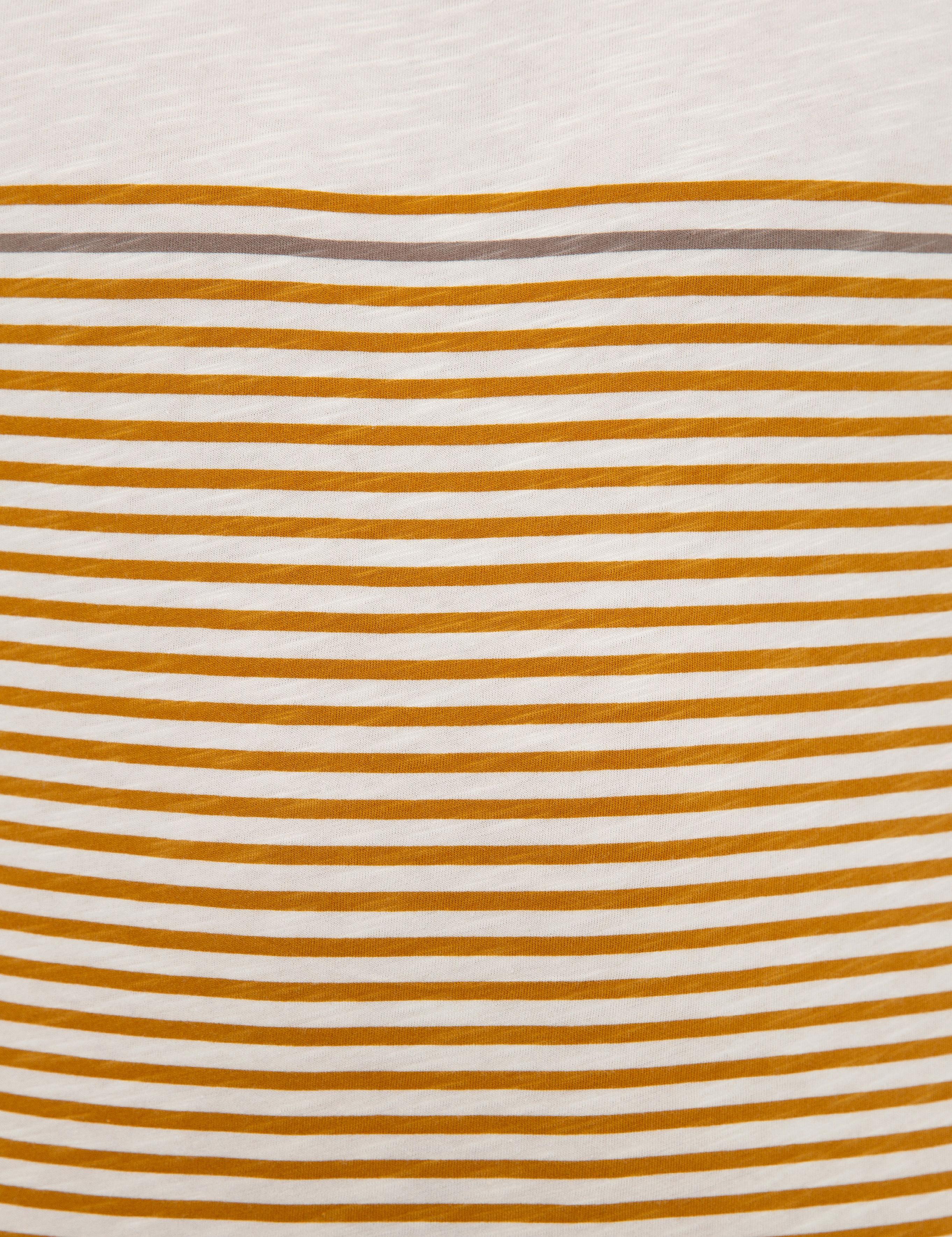 Hardal Slim Fit Bisiklet Yaka T-Shirt