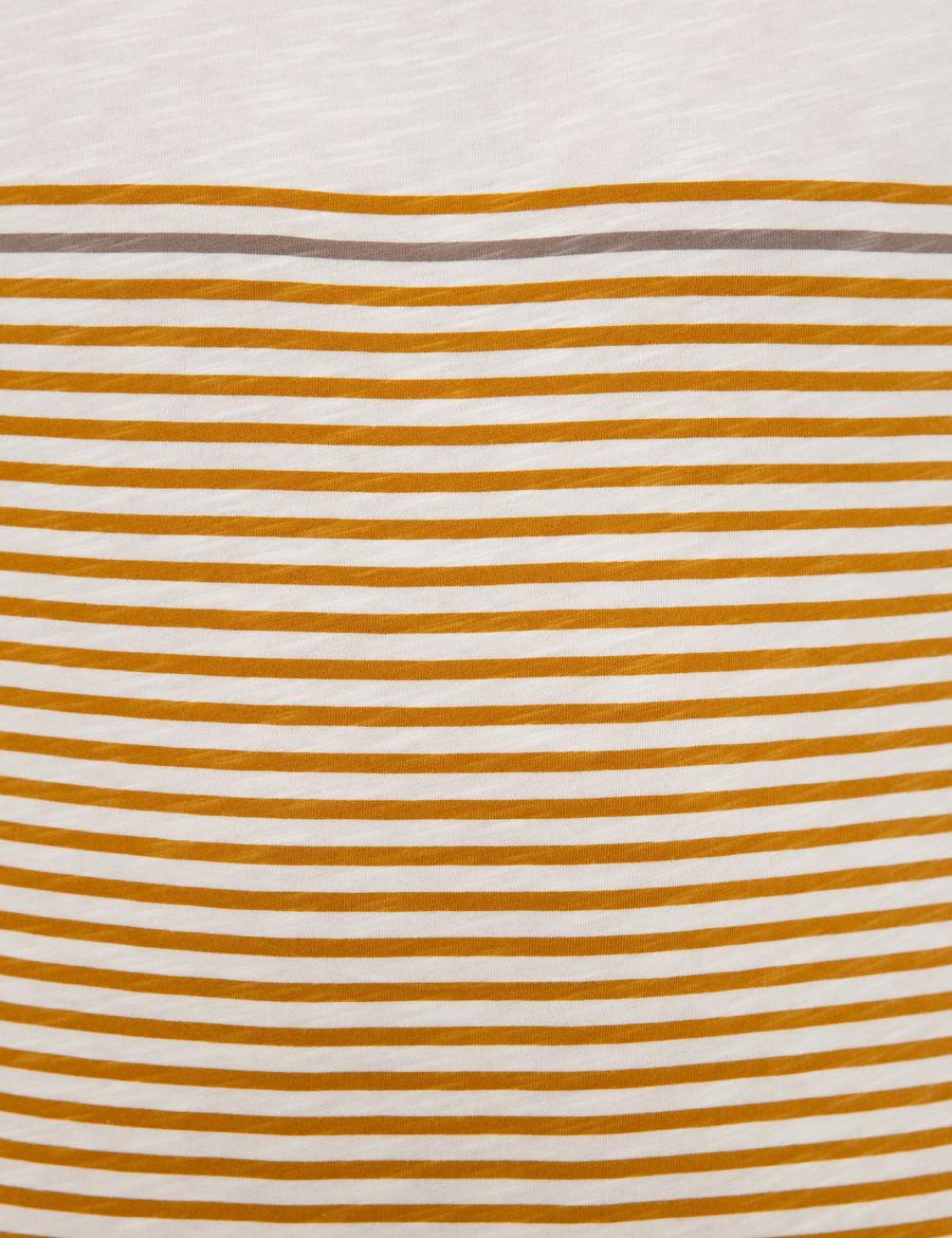 Hardal Slim Fit Bisiklet Yaka T-Shirt