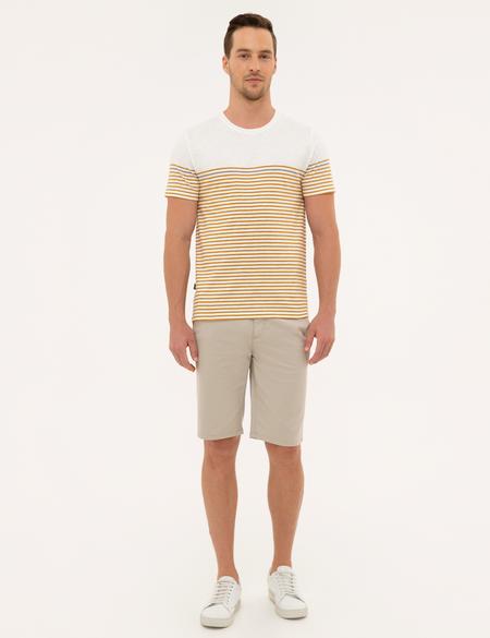 Hardal Slim Fit Bisiklet Yaka T-Shirt - 50218602020