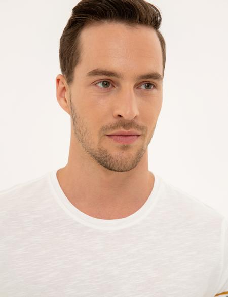 Hardal Slim Fit Bisiklet Yaka T-Shirt - 50218602020