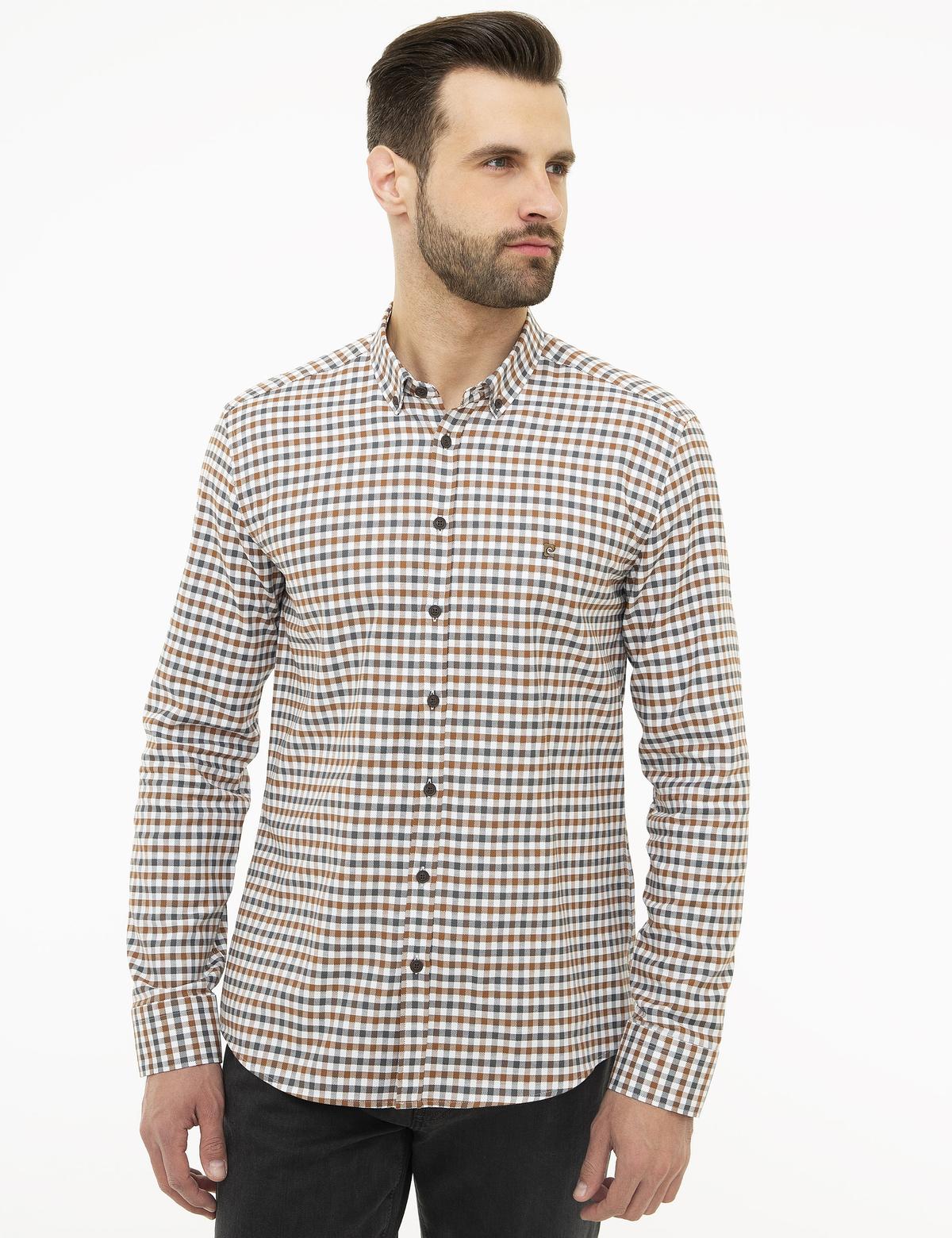 Camel Slim Fit Gömlek