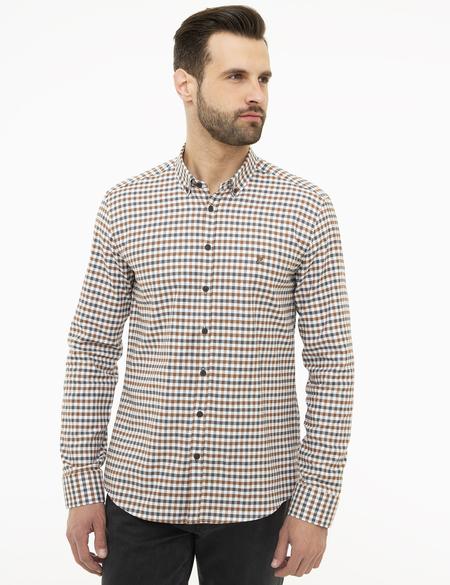 Camel Slim Fit Gömlek - 50219435029