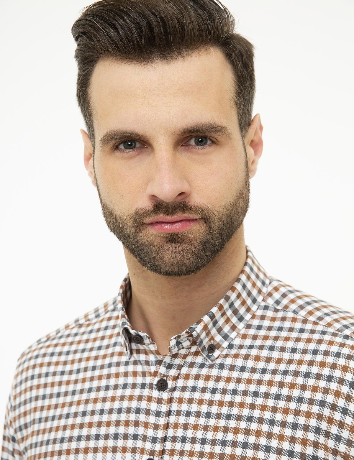 Camel Slim Fit Gömlek - 50219435029