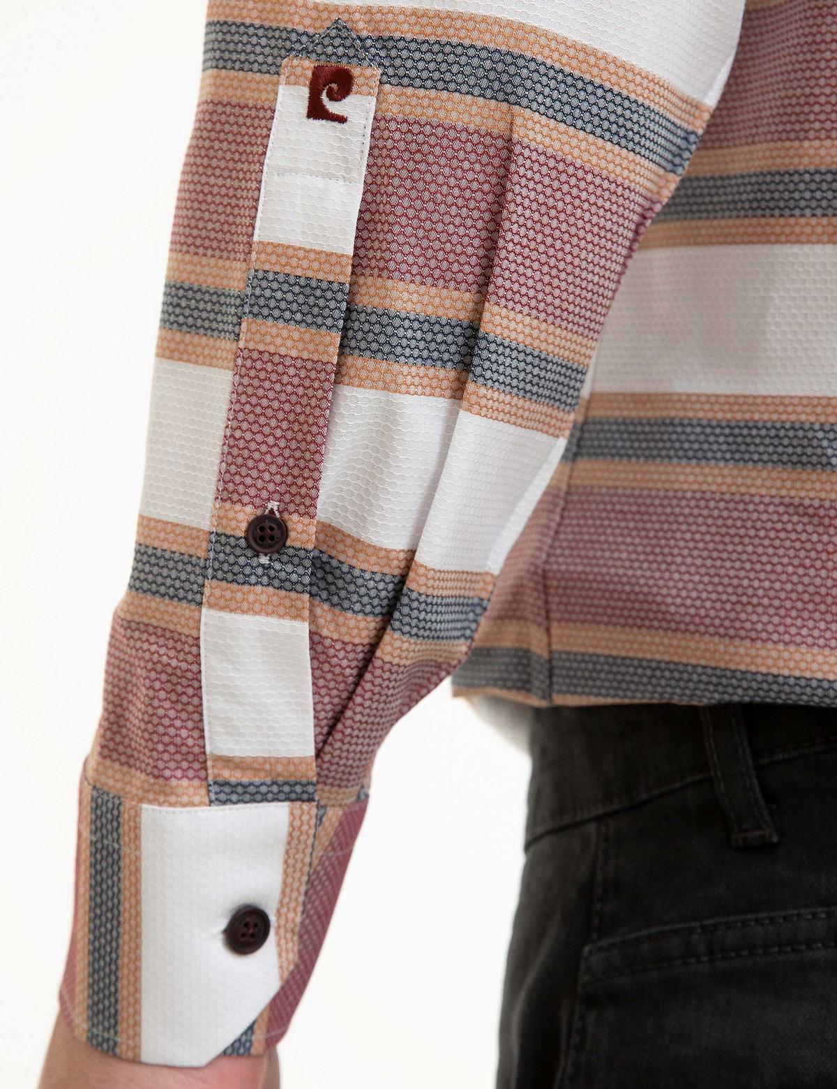 Bordo Slim Fit Gömlek - 50219468008