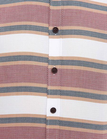 Bordo Slim Fit Gömlek - 50219468008