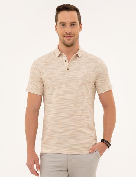 Hardal Slim Fit Gömlek Yaka Tişört - 50219495016