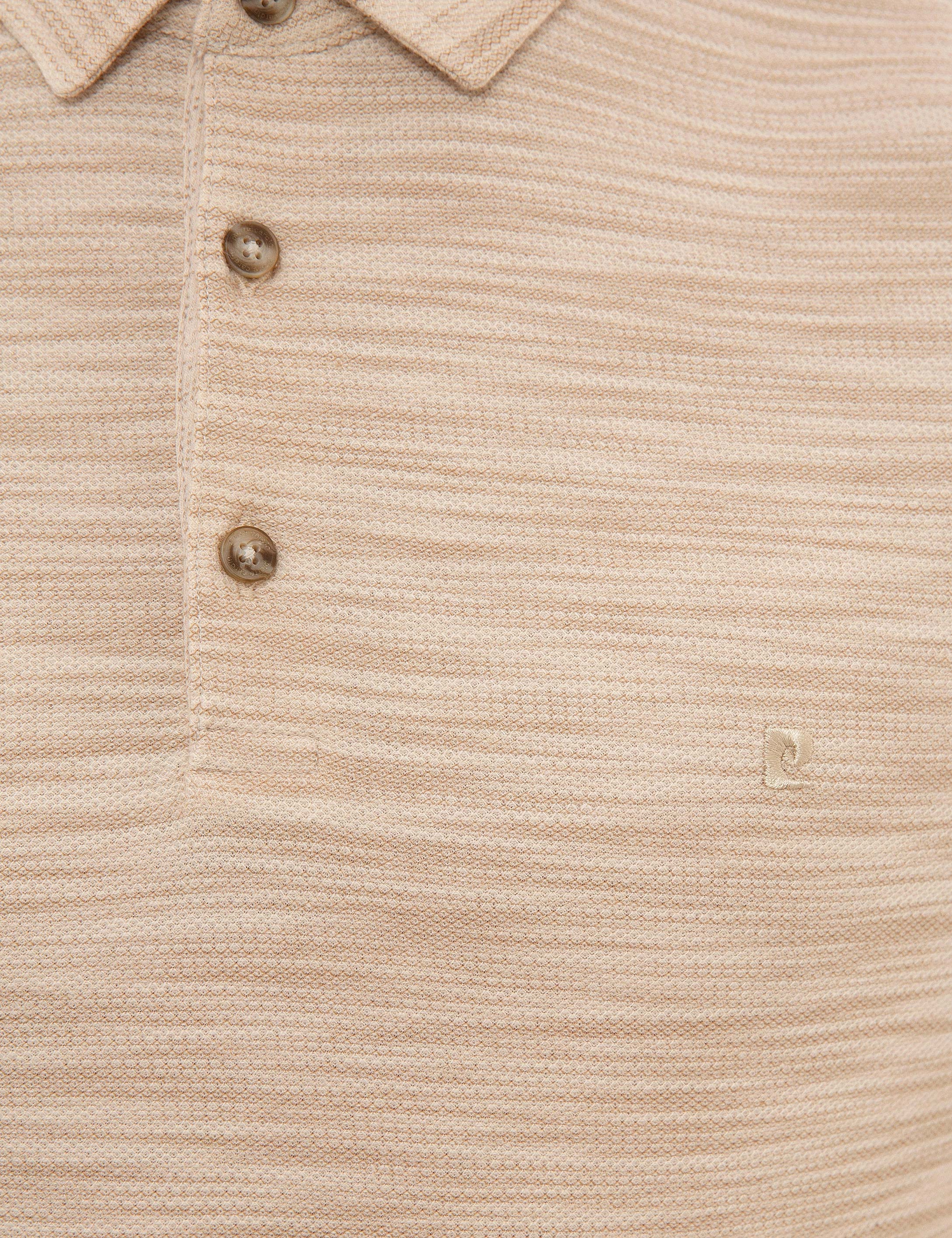 Hardal Slim Fit Gömlek Yaka Tişört