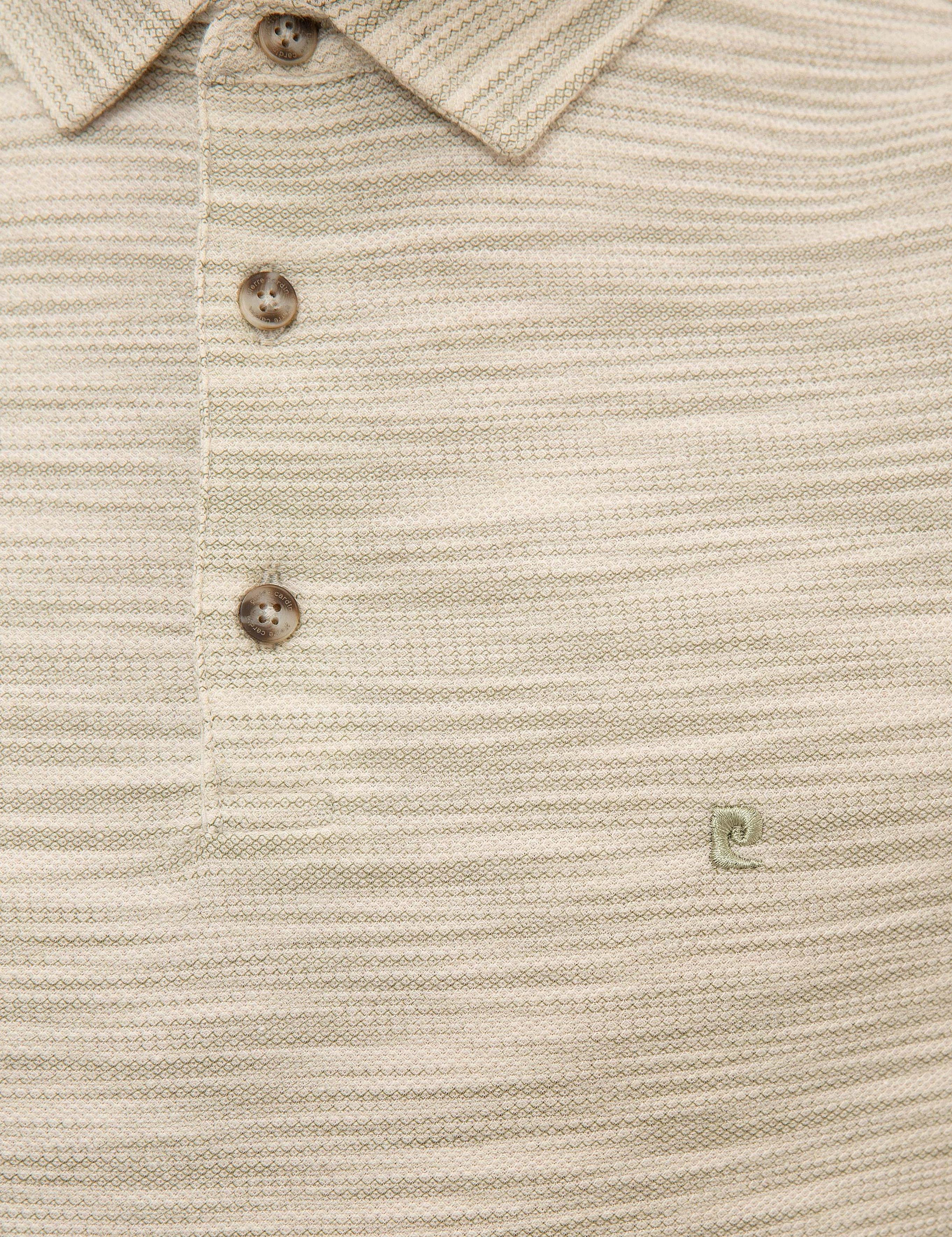 Haki Slim Fit Gömlek Yaka Tişört