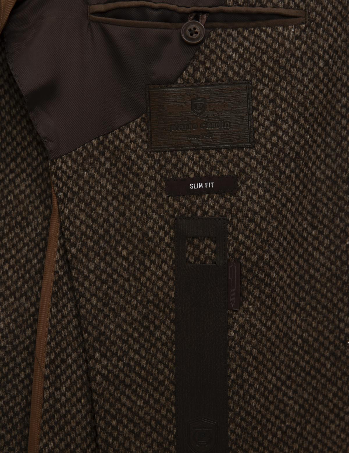 Kahverengi Slim Fit Ceket - 50214598018