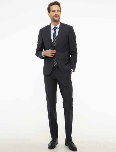 Lacivert Slim Fit Takım Elbise - 50216636047