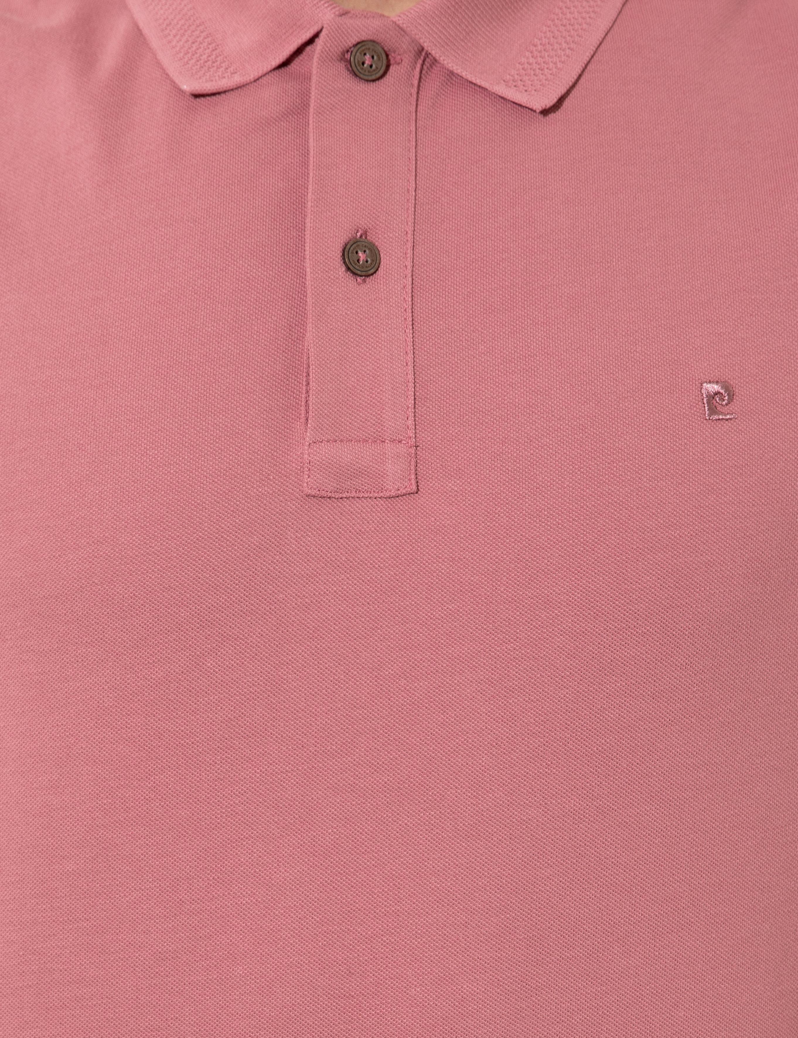 Gül Kurusu Slim Fit Polo Yaka Basic Tişört