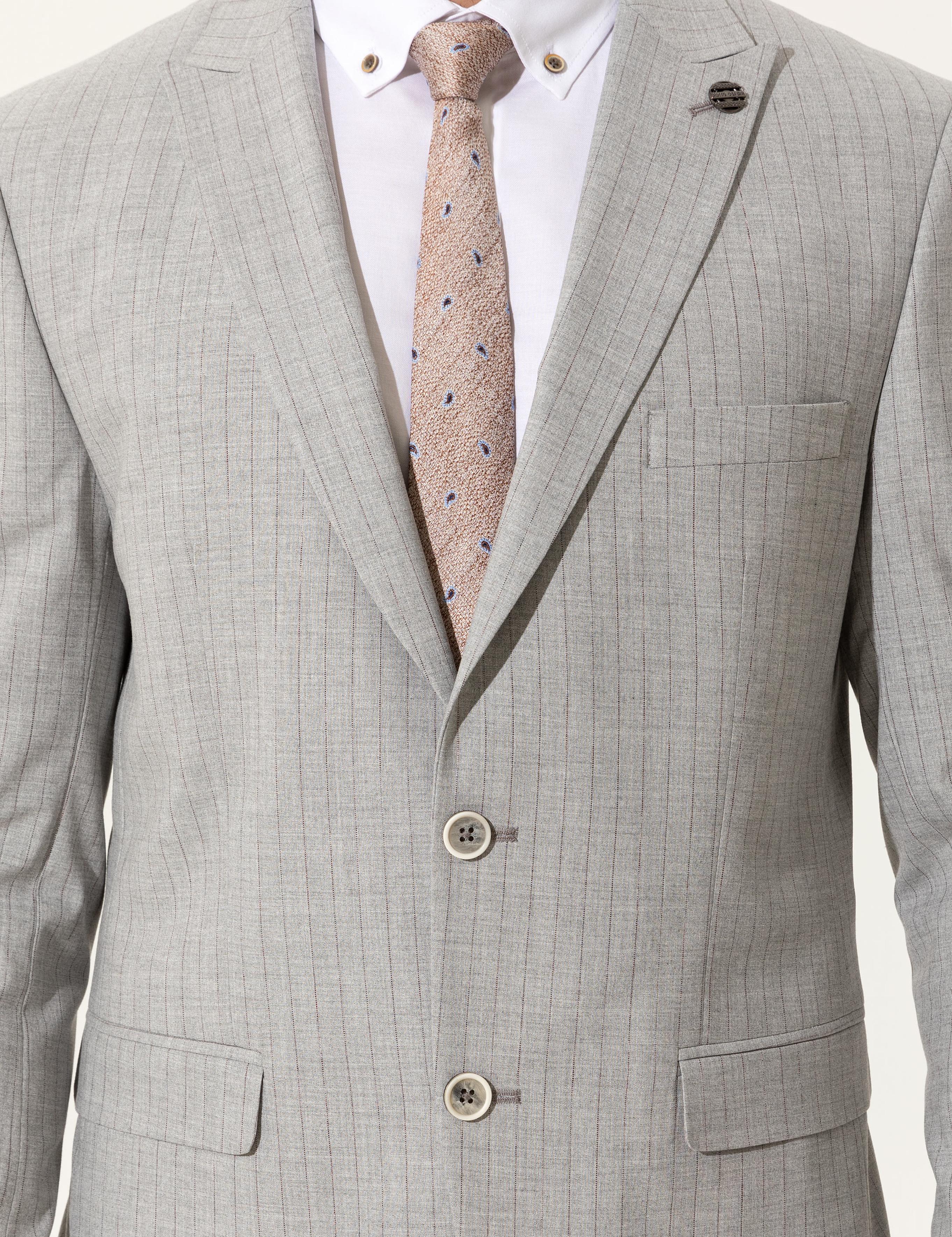 Gri Ex. Slim Fit Takım Elbise