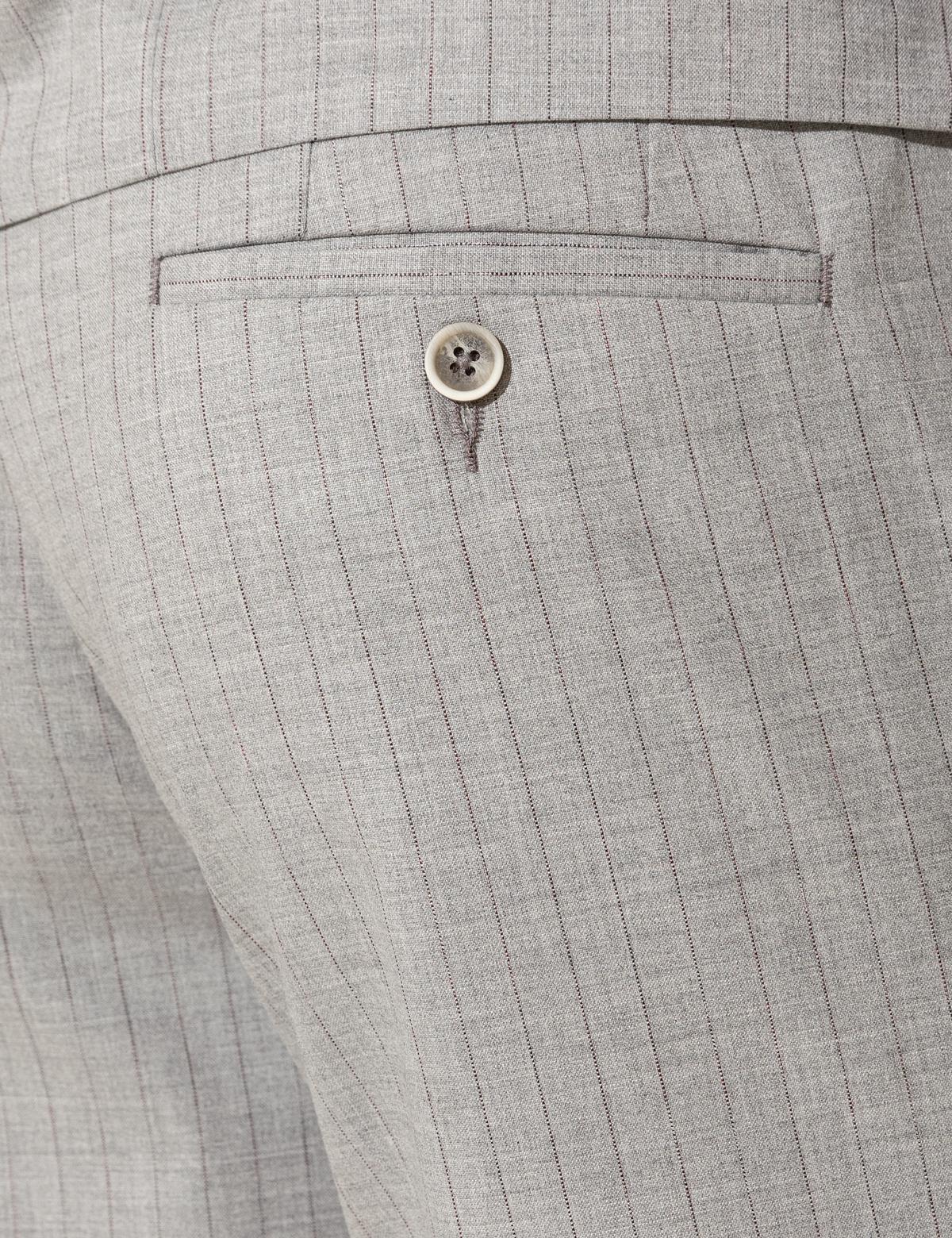 Gri Ex. Slim Fit Takım Elbise - 50248024008