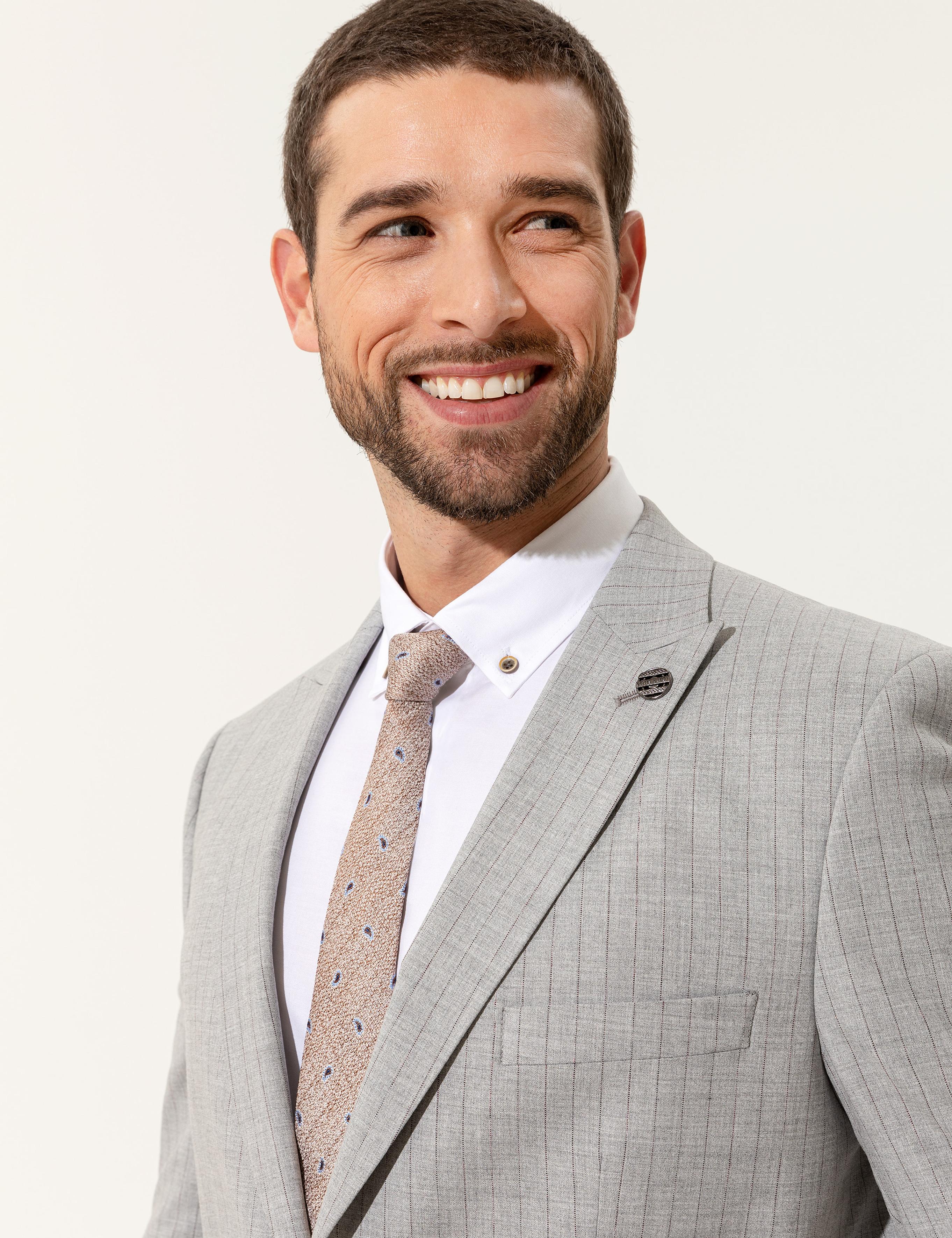 Gri Ex. Slim Fit Takım Elbise