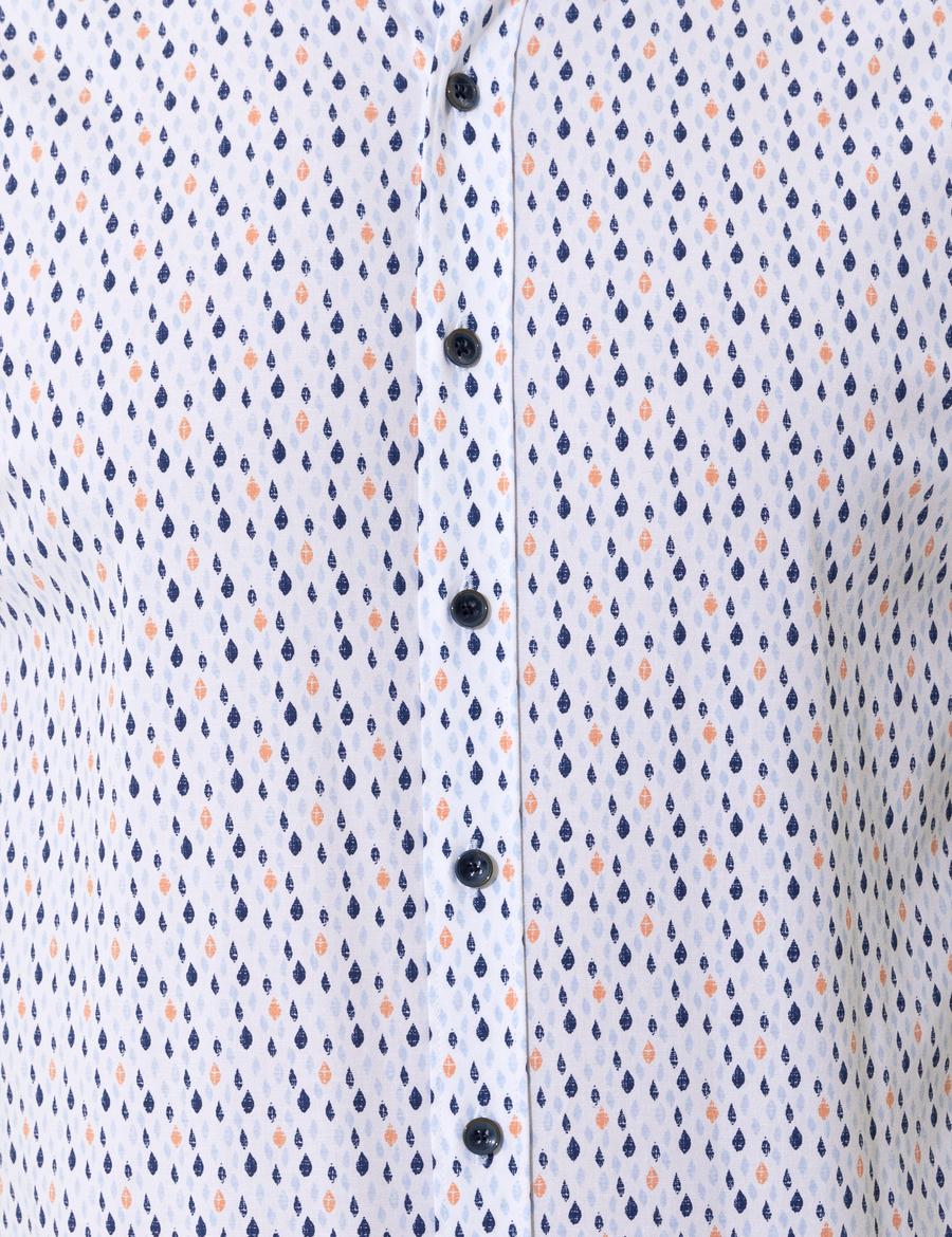 Mavi Slim Fit Uzun Kollu Gömlek