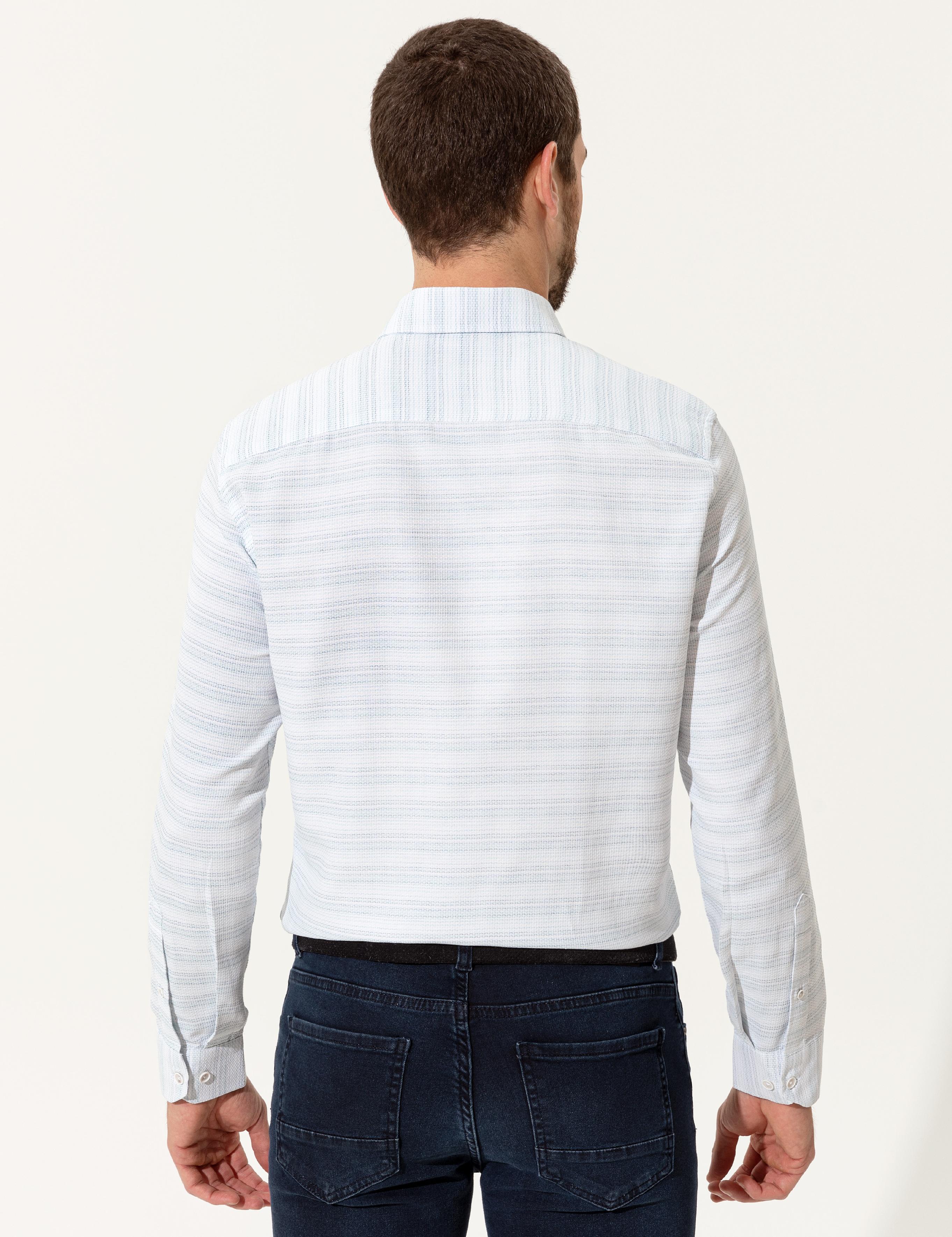 Zümrüt Slim Fit Uzun Kollu Gömlek