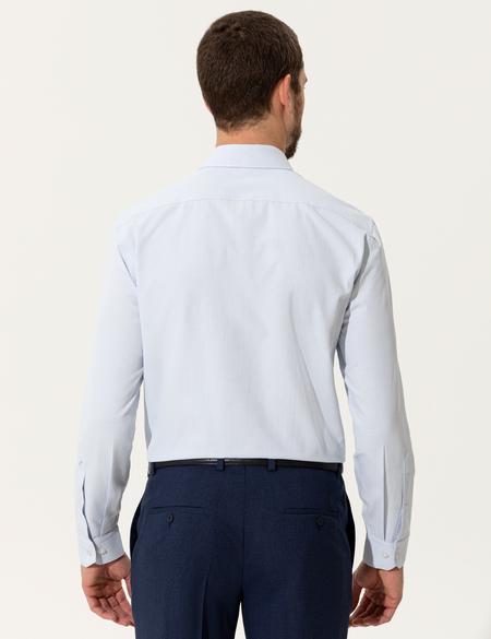 Açık Mavi Slim Fit Uzun Kollu Gömlek - 50247982001