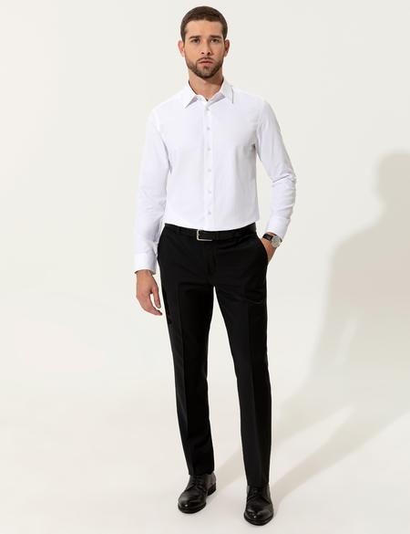 Beyaz Slim Fit Uzun Kollu Gömlek - 50247982019