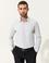 Gri Slim Fit Uzun Kollu Gömlek