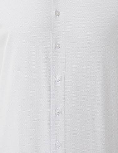 Gri Slim Fit Uzun Kollu Gömlek