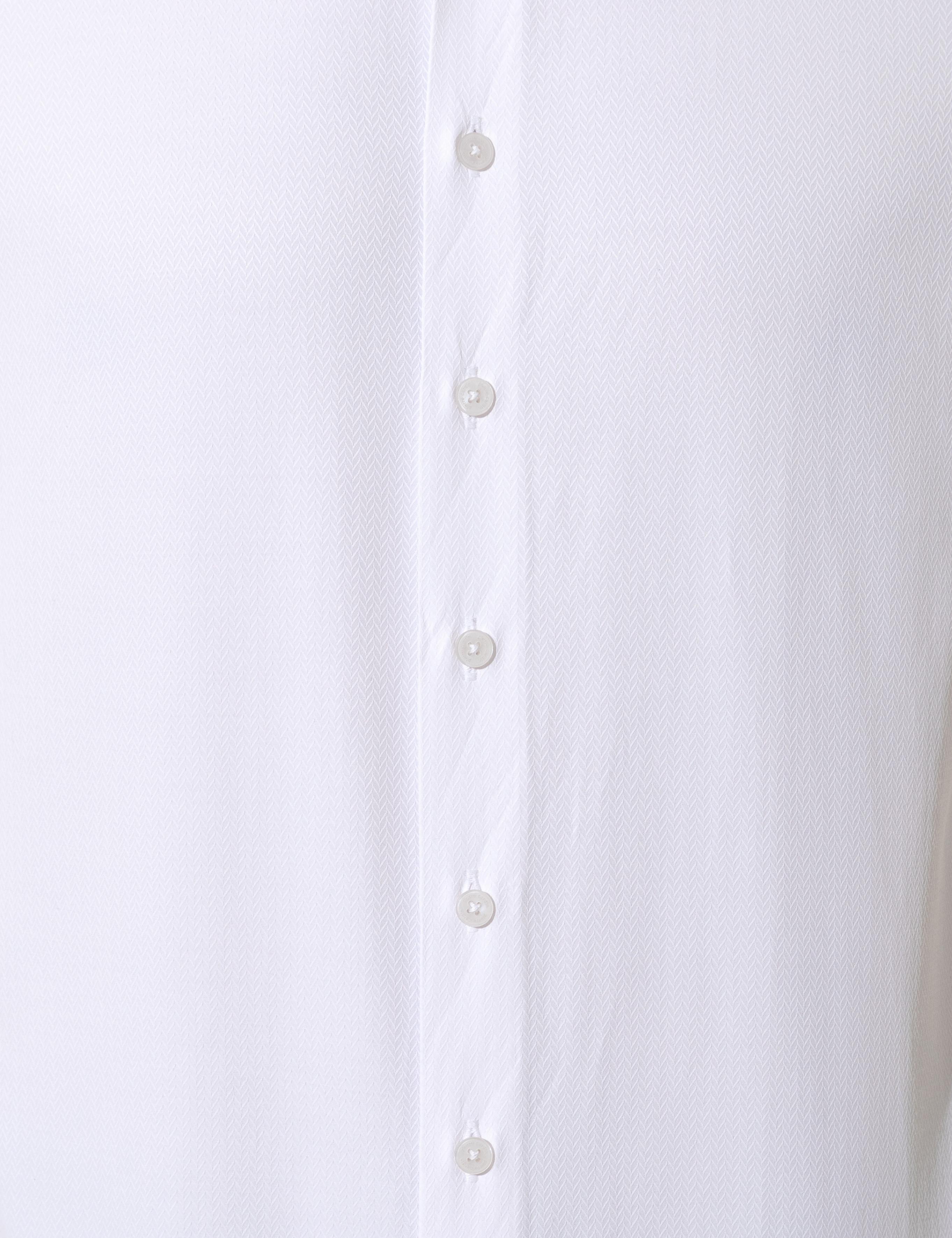 Beyaz Slim Fit Uzun Kollu Gömlek