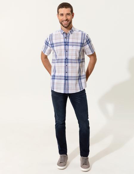 Saks Regular Fit Kısa Kollu Gömlek - 50249733030