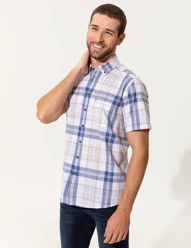 Saks Regular Fit Kısa Kollu Gömlek