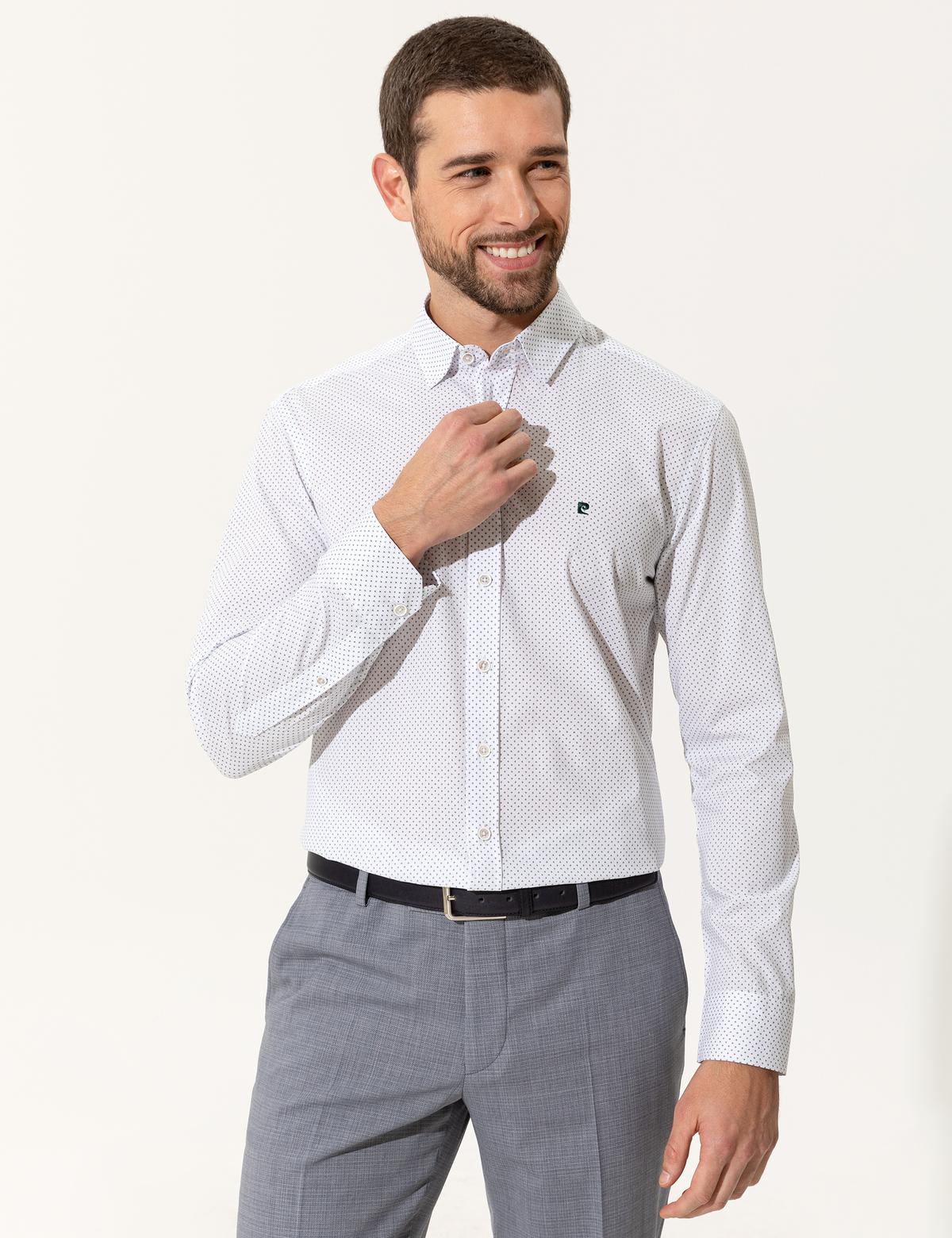 Zümrüt Slim Fit Uzun Kollu Gömlek - 50249779054