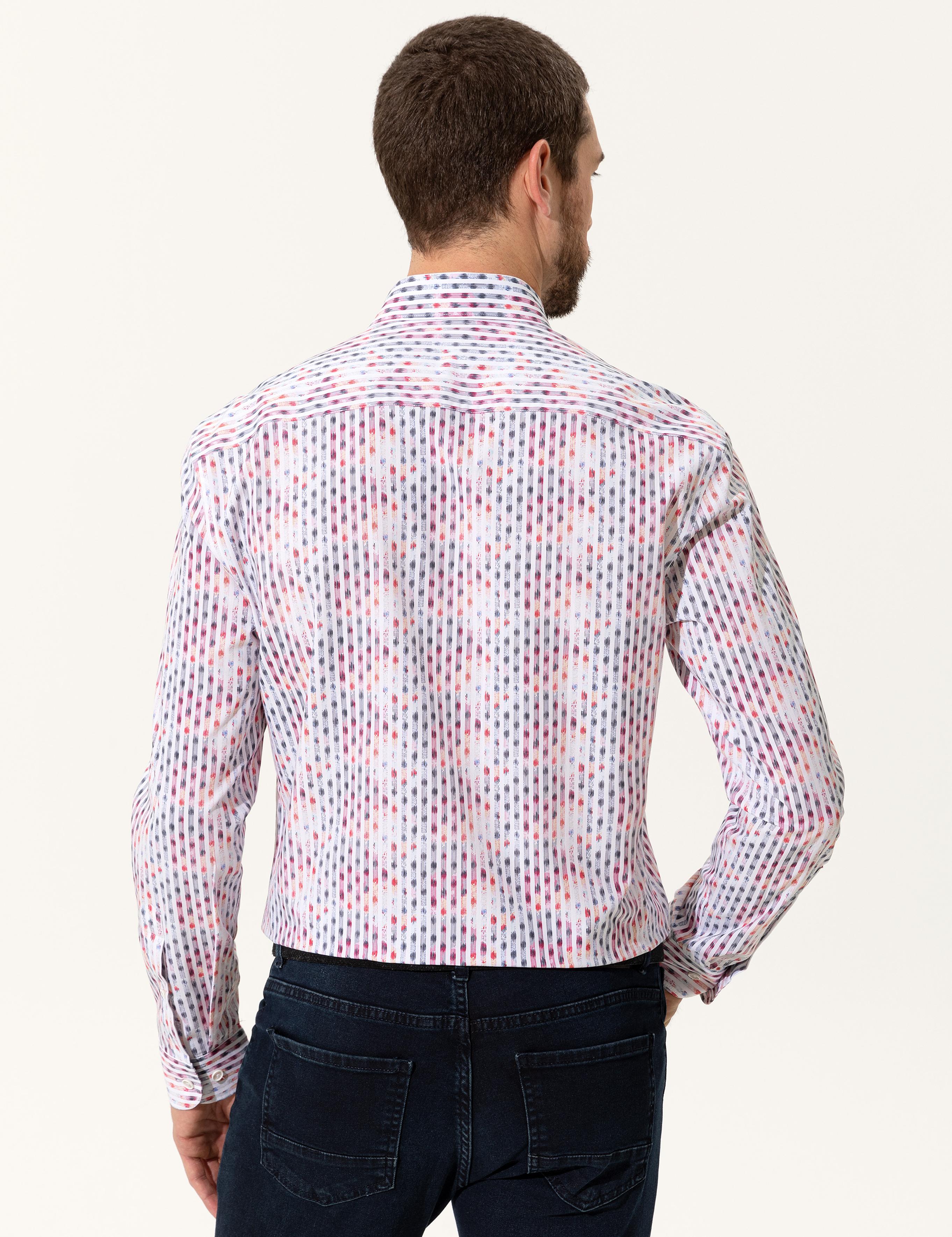 Gül Kurusu Slim Fit Uzun Kollu Gömlek