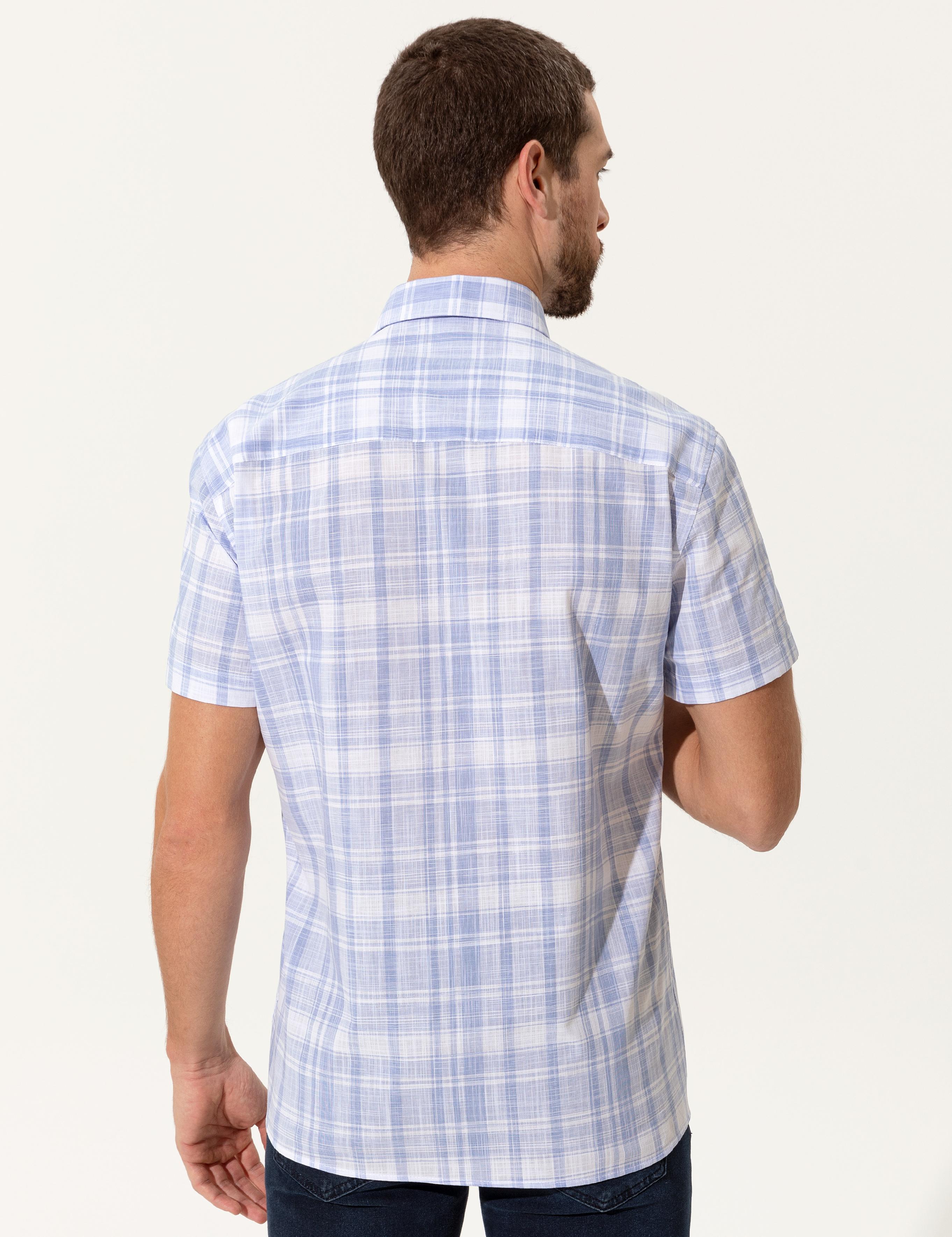 Açık Mavi Regular Fit Kısa Kollu Gömlek