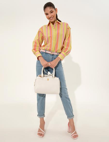 Beyaz Kol Çantası - 50260623004