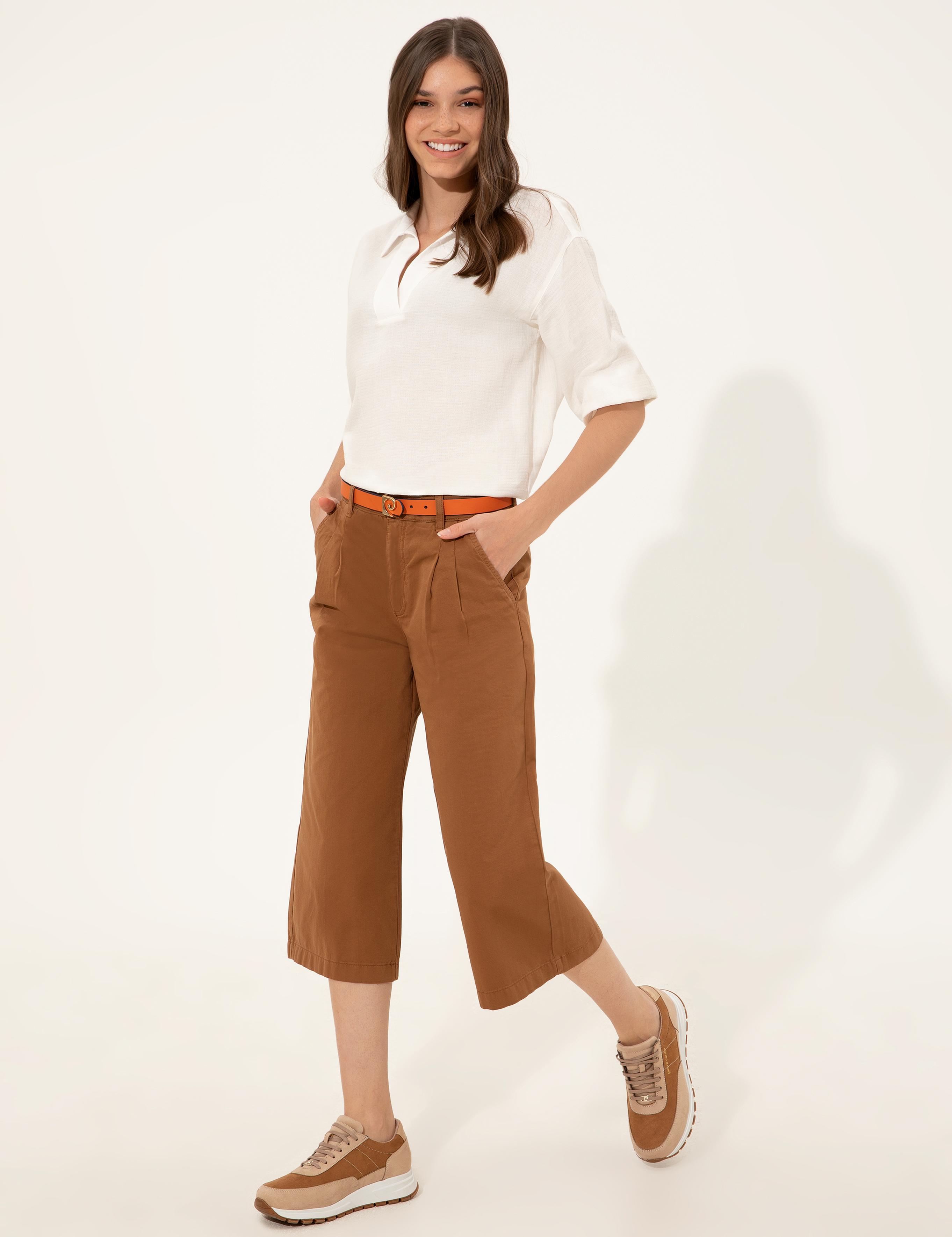 Bej Comfort Fit Bluz