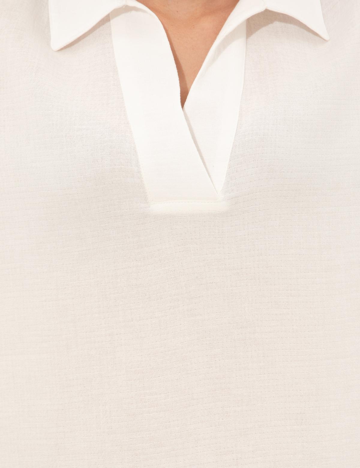 Bej Comfort Fit Bluz - 50252479001